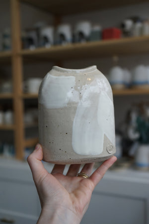 Flattened Vase