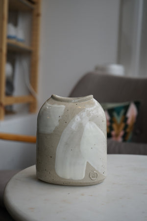 Flattened Vase