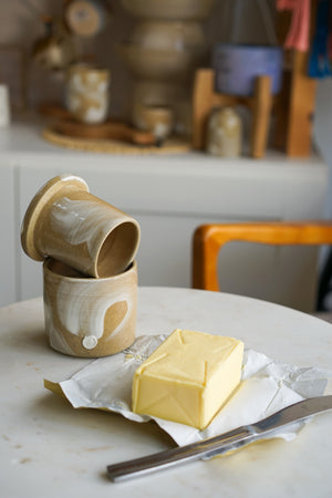 French Butter Crock