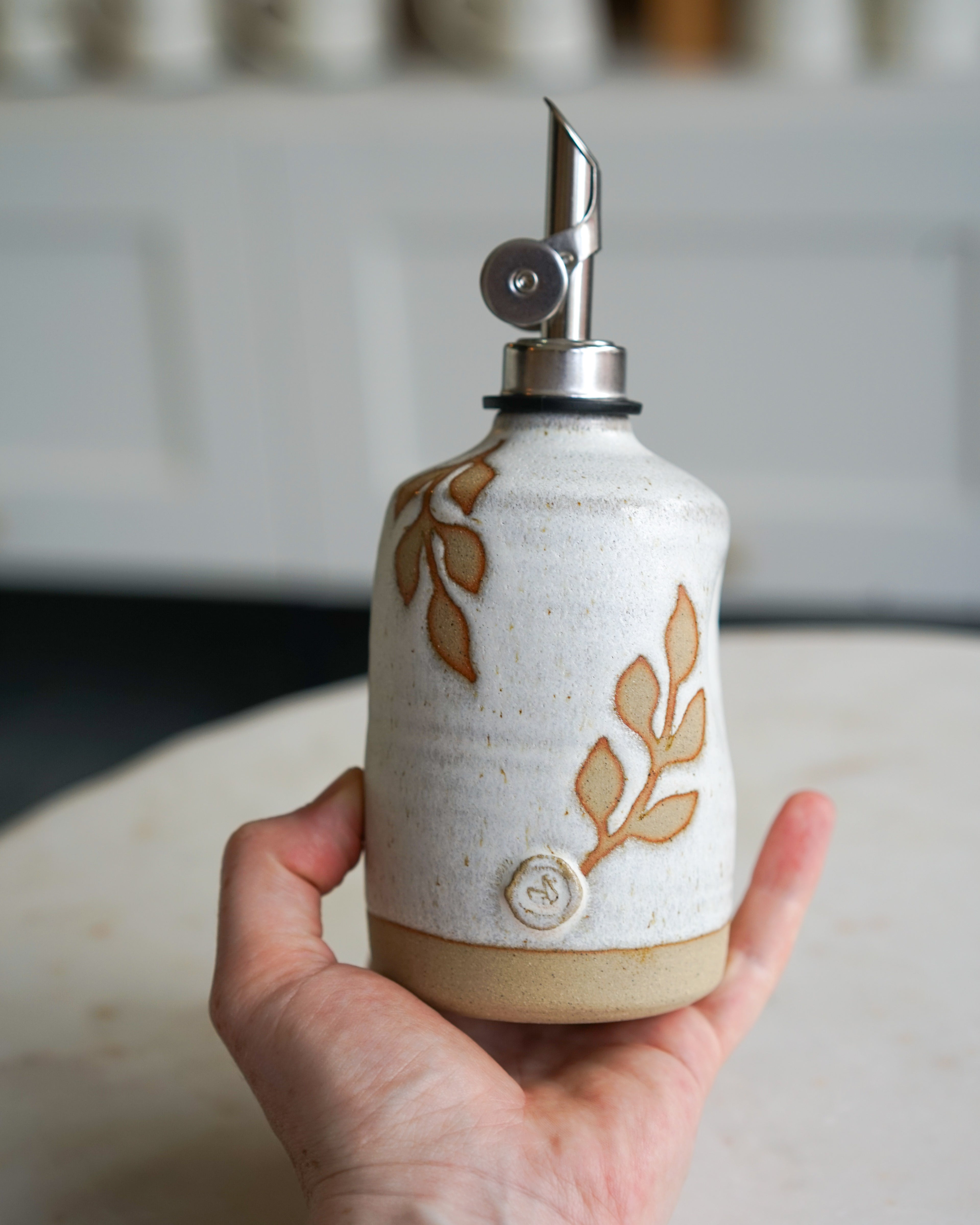 Handmade Ceramic Oil Pourer 🫒