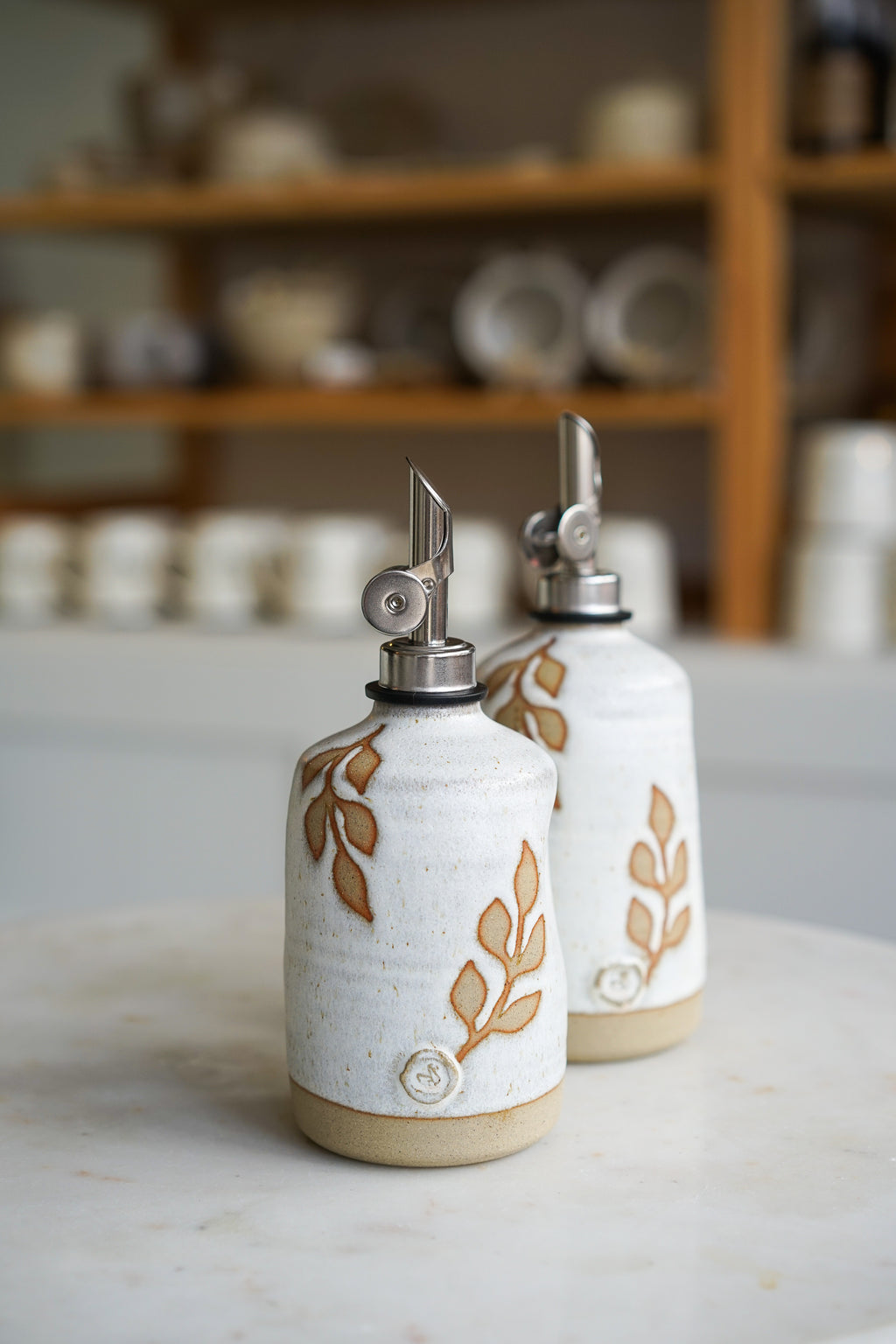 Handmade Ceramic Oil Pourer 🫒