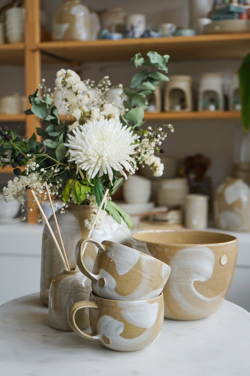 Handmade Cappuccino Mugs