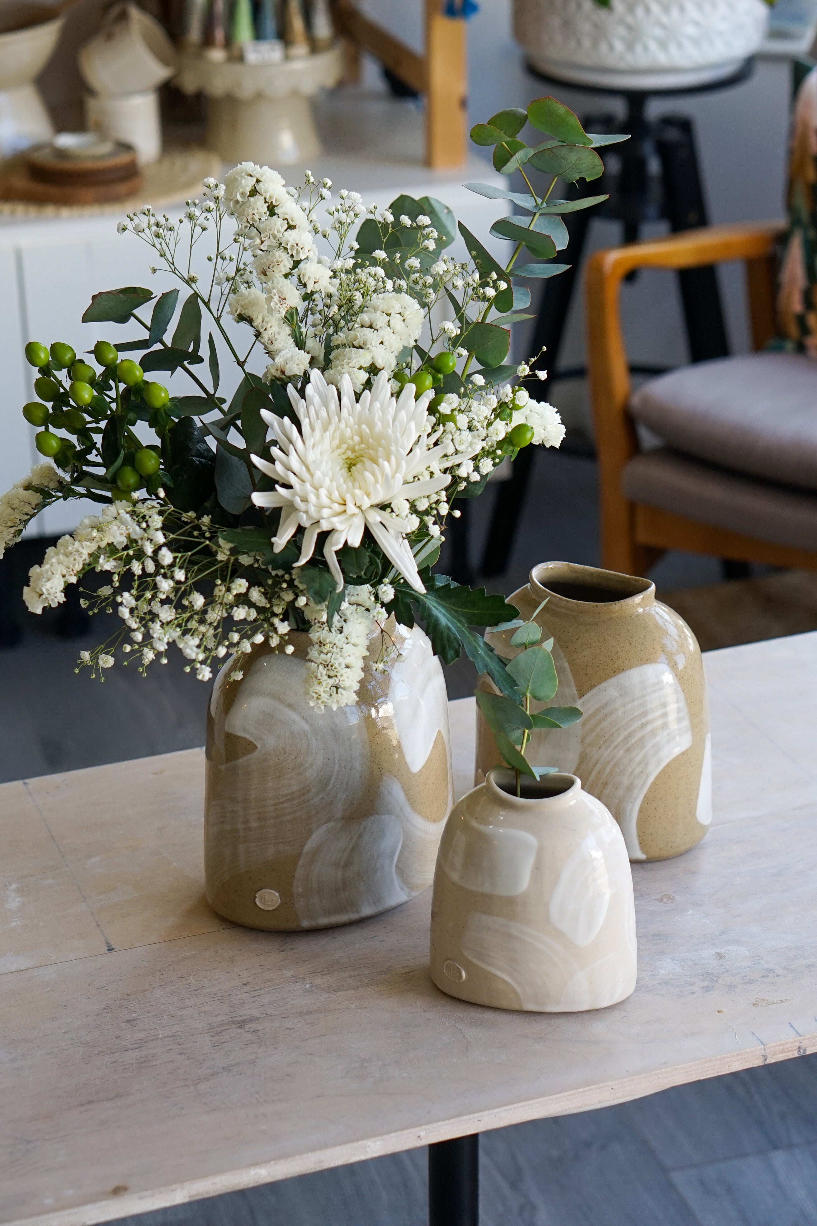 Handmade Vase- Neutral Decoration