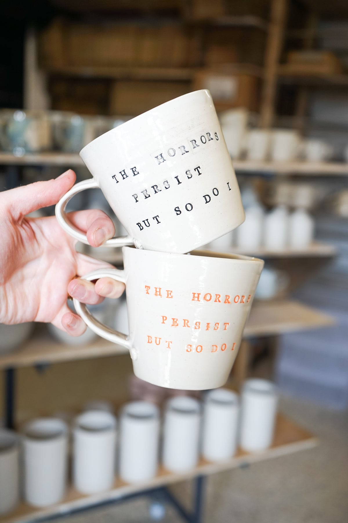 The Horrors Persist Mugs- Free UK postage