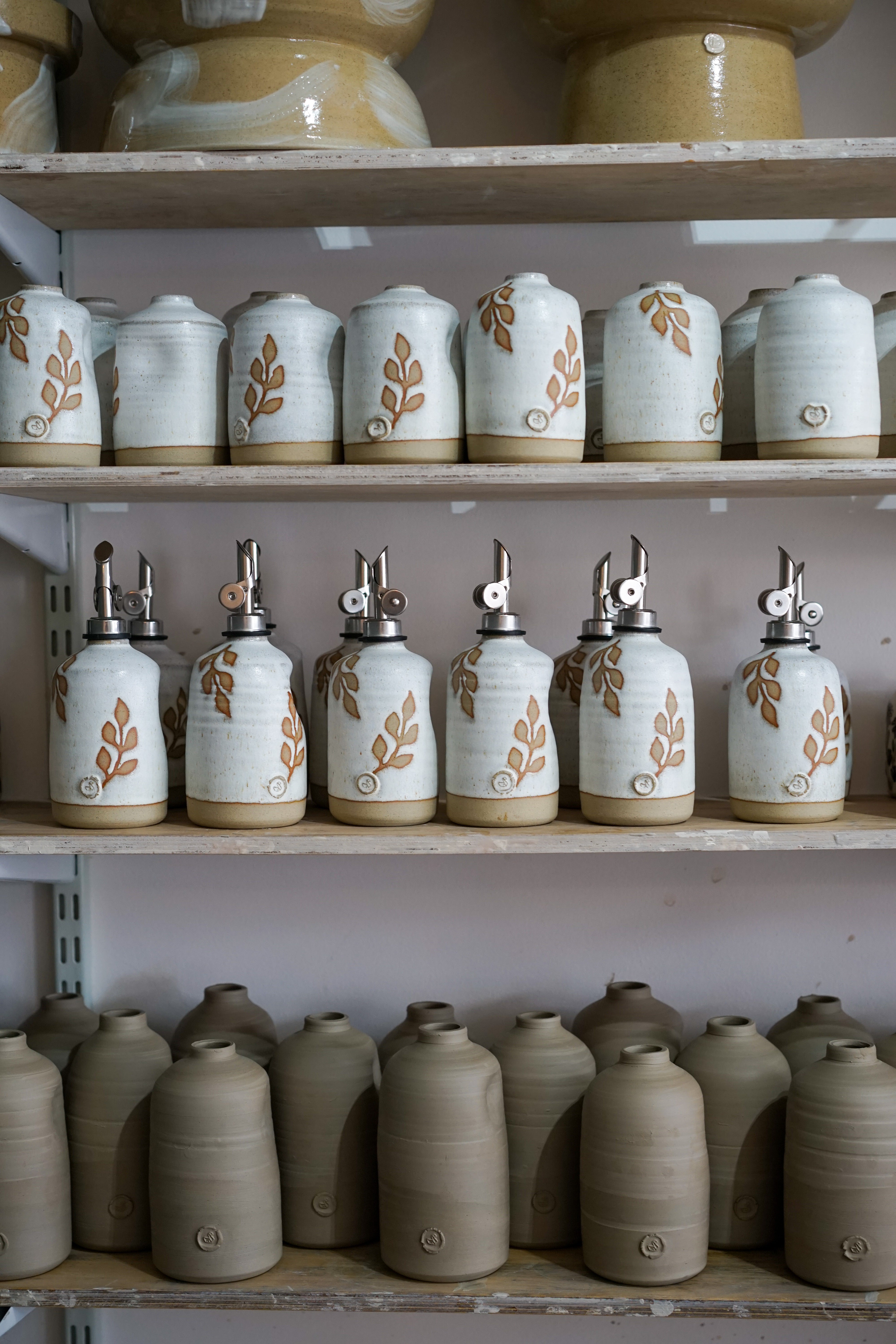 Handmade Ceramic Oil Pourer 🫒