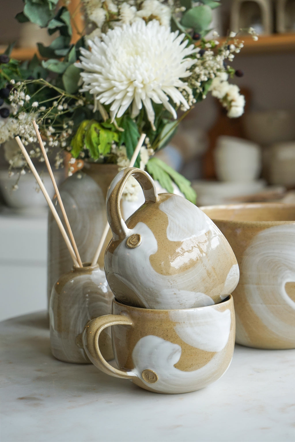 Large Cappuccino Style Mugs