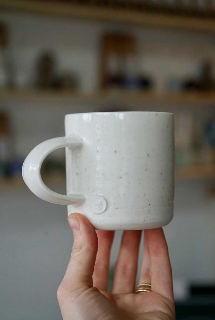Flecked Porcelain Mug