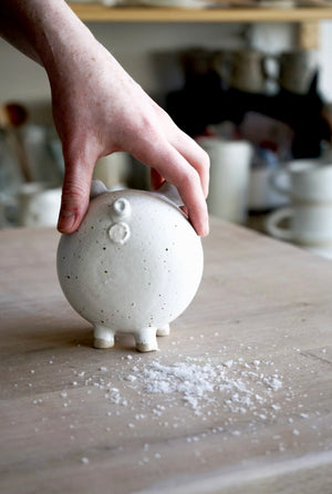 ceramic salt pig